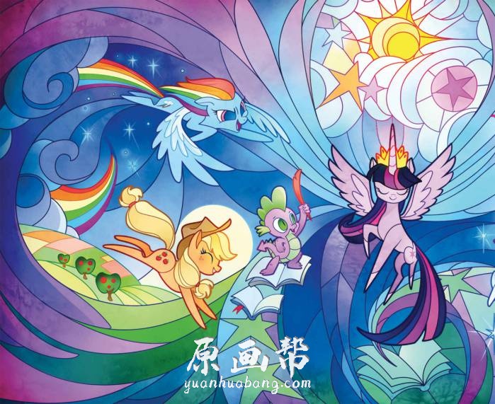 [小马宝莉动画设定] 三视图The Art of My Little Pony（The Movie）卡通动画画集173P_CG原画素材