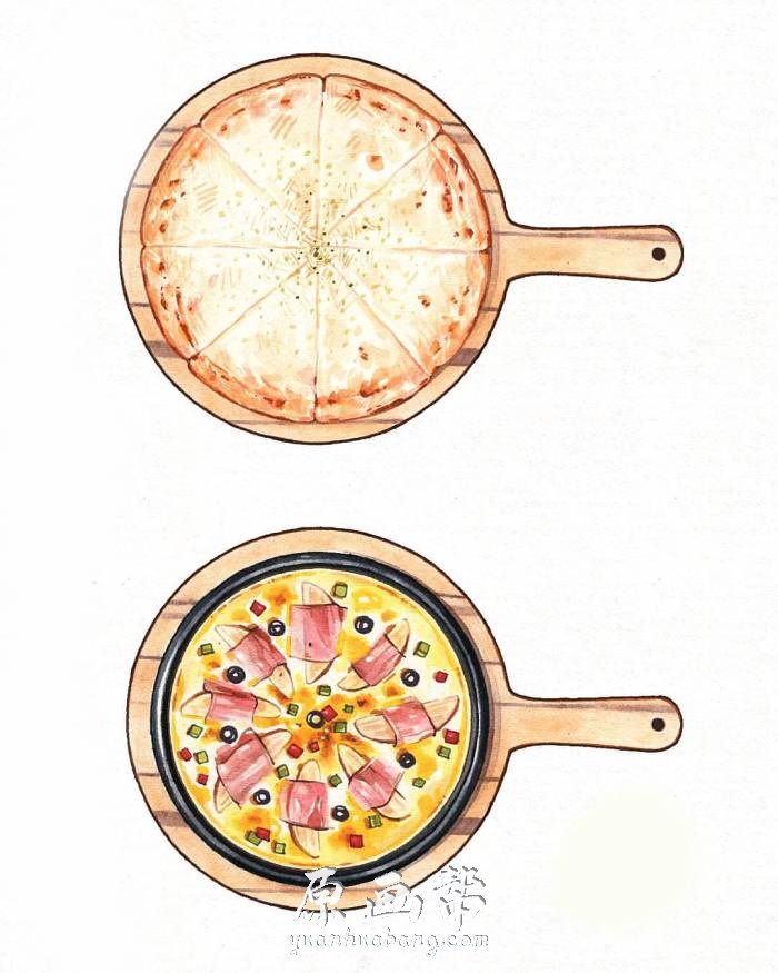 [日韩画风] Tabli韩国美食寿司 甜点 菜品 水彩插画手绘临摹素材122p_CG原画素材