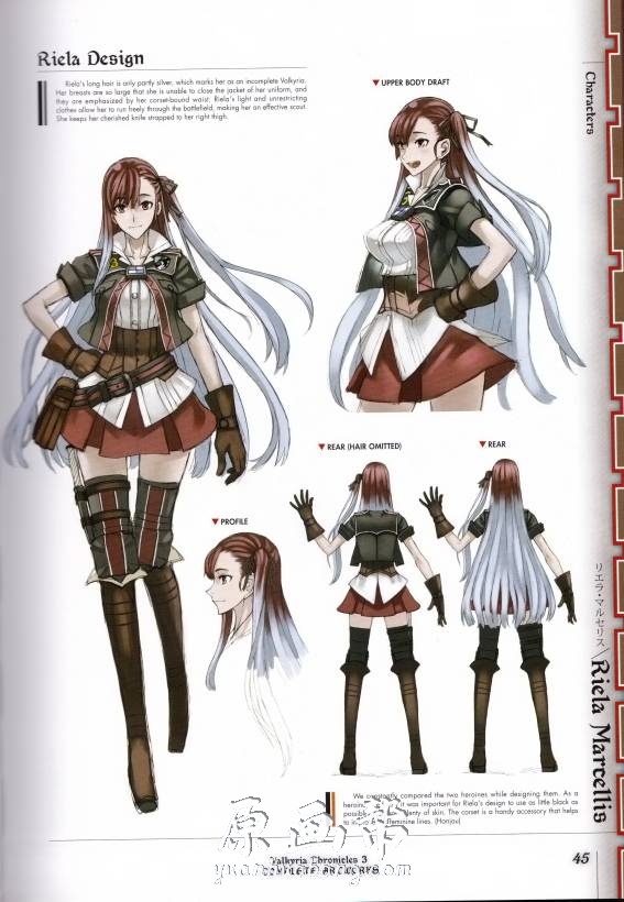 [日韩画风] 1-3集【Valkyria Chronicles】战场女武神游戏原画964p_CG原画素材