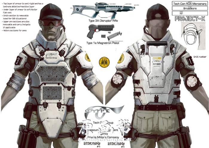 [科幻未来] 机械人形装甲CG游戏原画3007p_CG原画素材