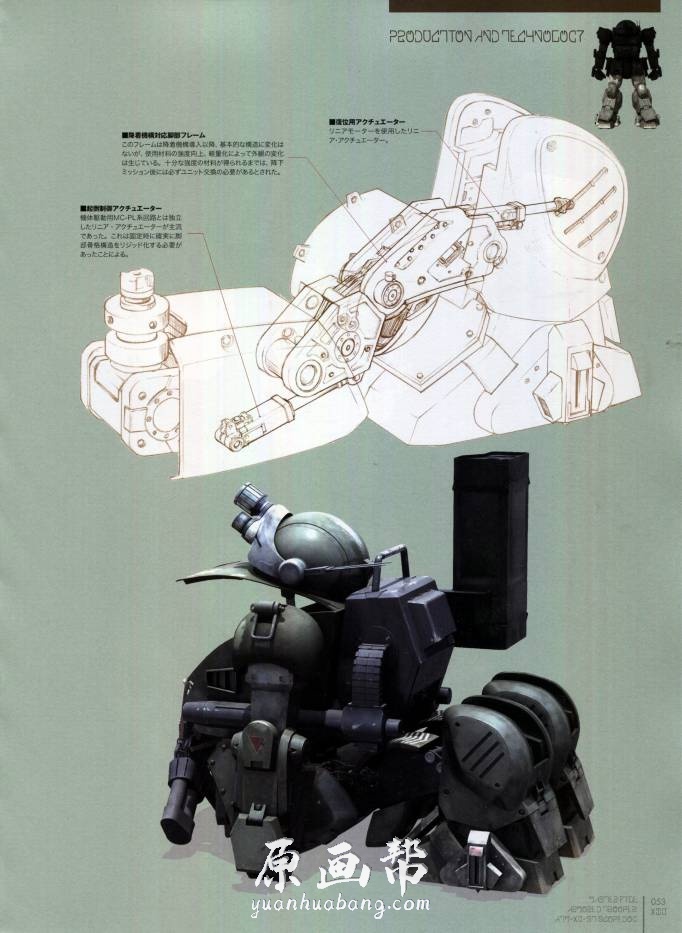 [游戏设定] SCOPEDOG 装甲骑兵画集 高清扫描本153p_CG原画素材