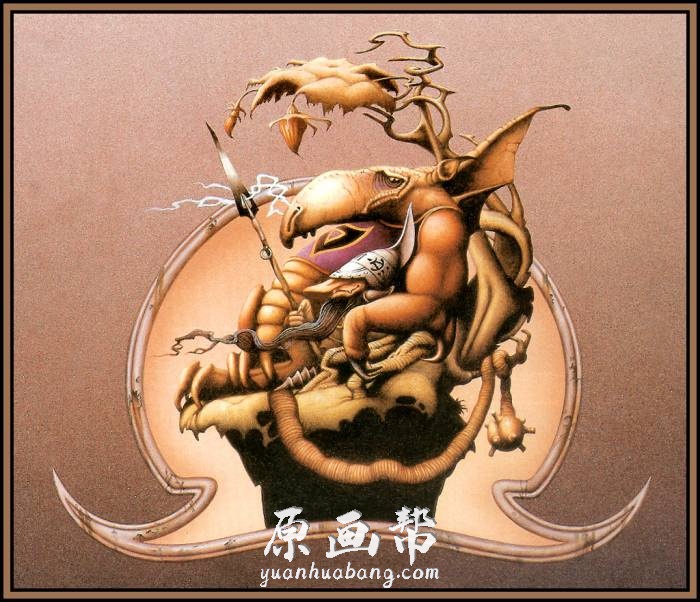 [欧美画风] 《罗德尼.马修斯奇幻插画集》动物怪物画集The.Fantastic.Art.Of.Rodney.Matthews_CG原画素材