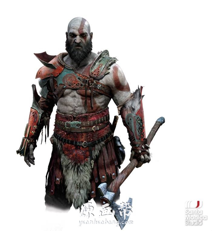 [日韩画风] 战神奎爷 Art of God of War 西方魔幻原画设计图集 141P_CG原画素材