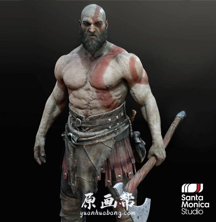 [日韩画风] 战神奎爷 Art of God of War 西方魔幻原画设计图集 141P_CG原画素材