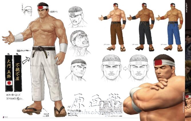 [游戏设定] 【KOF XIV蒸汽】拳皇系列艺术书籍画集_CG原画素材