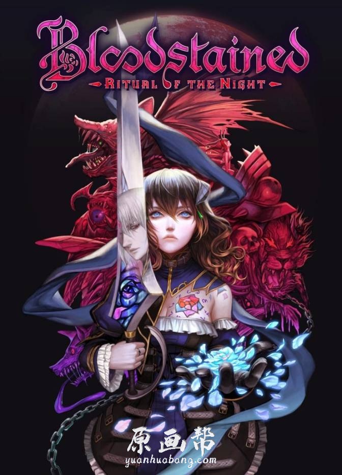 [游戏设定] 【血咒之城暗夜仪式】The Art of Bloodstained游戏设定集113p_CG原画素材