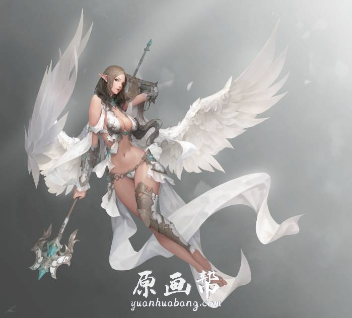 [日韩游戏角色设定] 【 WonJo Jung HEX】韩国画师 武道剑姬人物设计作品_CG原画素材 47P