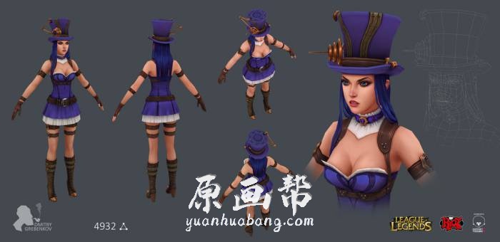 [游戏设定] 竞技网游《英雄联盟League of Legends》设定集822P_CG原画素材