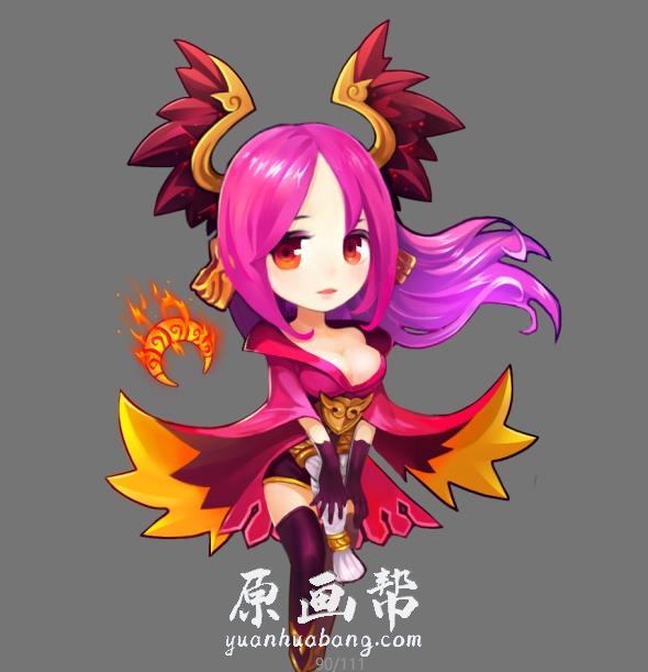 [PSD原画] Q版中国风【大闹三国】原画角色设定PSD文件_CG原画资源