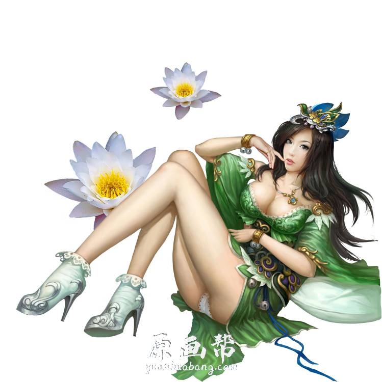 [PSD原画] 【第三辑】立绘免抠图美女、透明背景人物角色psd素材_CG原画资源