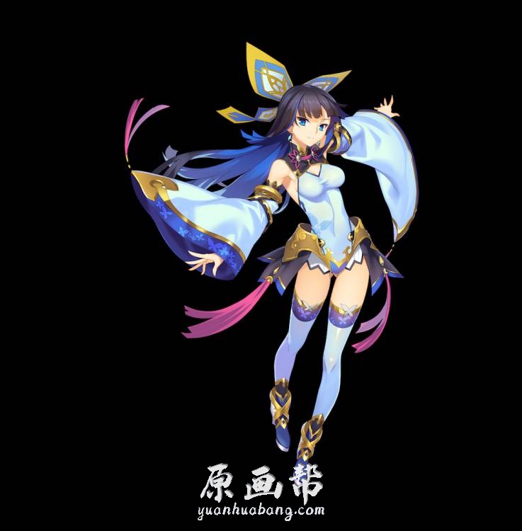 [Q版卡通] 日韩风游戏原画设定 PNG立绘 Q版二次元素材_CG原画资源