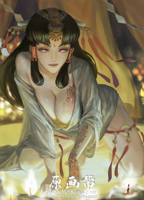 [日韩画风] 【700张】精品中国风女角色原画插画合集_CG原画资源