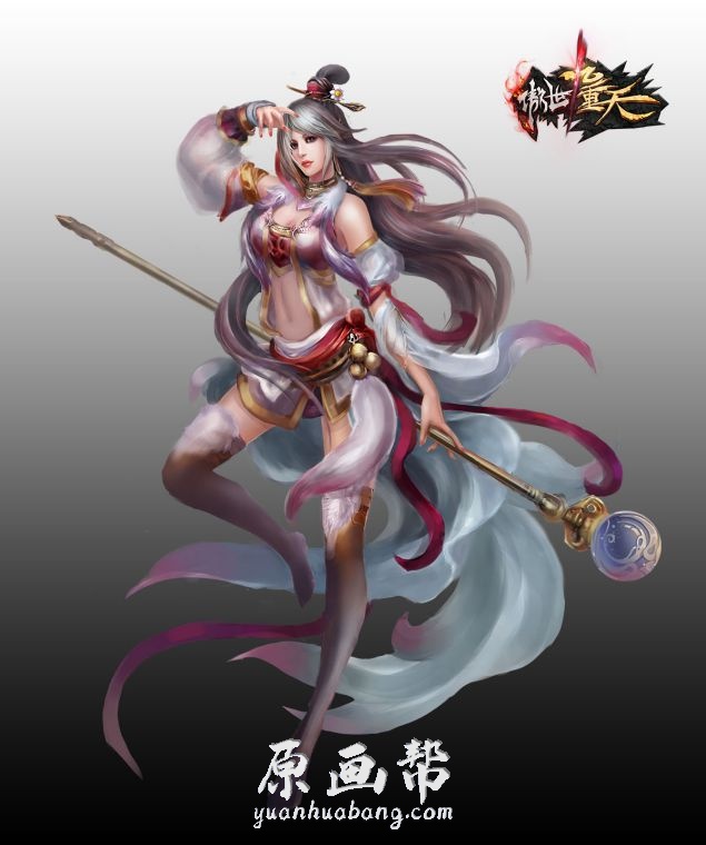 [日韩画风] 【700张】精品中国风女角色原画插画合集_CG原画资源