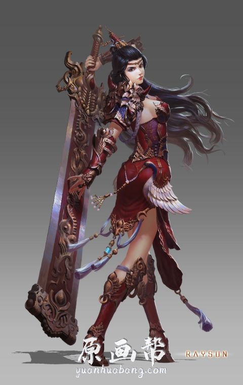 [日韩画风] 【700张】精品中国风女角色原画插画合集_CG原画资源