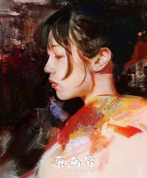 [传统绘画] 柯一正-国人画师、中国艺术家写实风格绘画肖像作品_CG原画资源