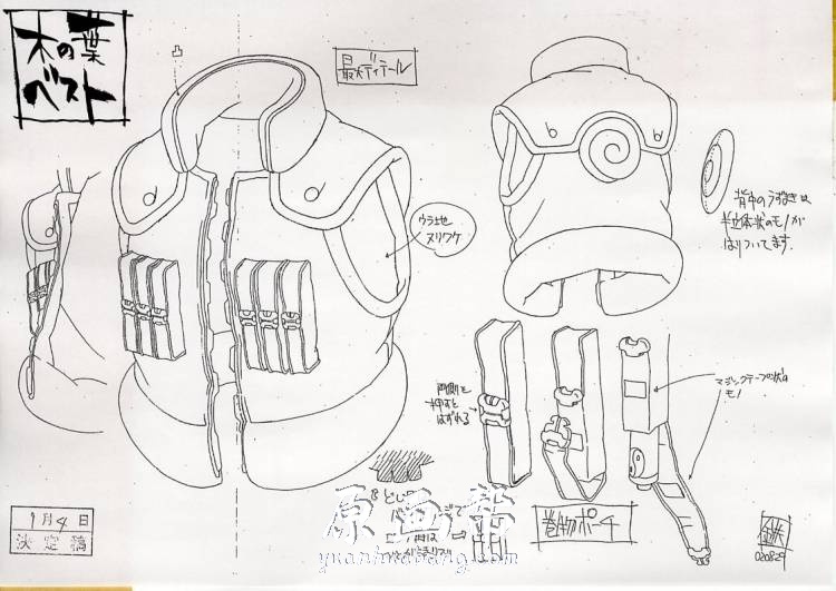 [游戏设定] 《火影忍者》设定、原画、色制定、分镜、动画制作资料大全_CG原画资源