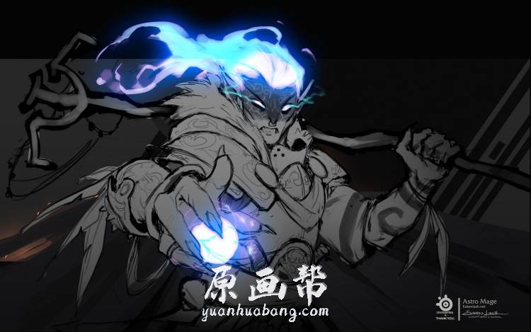 [原画素材]A站(artstation)美国画师Esben Lash Rasmussen LOL风格角色插画82P_CG原画资源