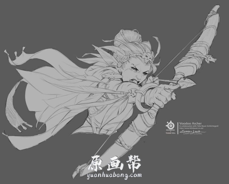 [原画素材]A站(artstation)美国画师Esben Lash Rasmussen LOL风格角色插画82P_CG原画资源