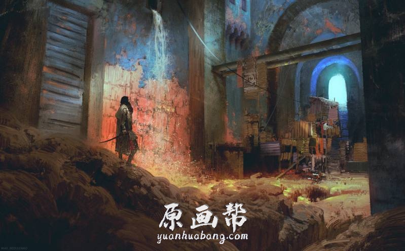 [场景设计] 【科幻废墟的场景】Max Bedulenko概念原画作品_CG原画资源