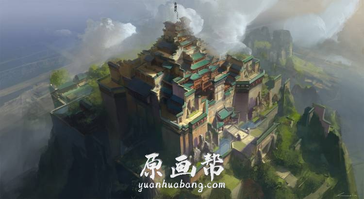 [场景设计] A站(artstation)中国LIN 画师 厚涂 多彩 场景 lin-a][63P]_CG原画资源