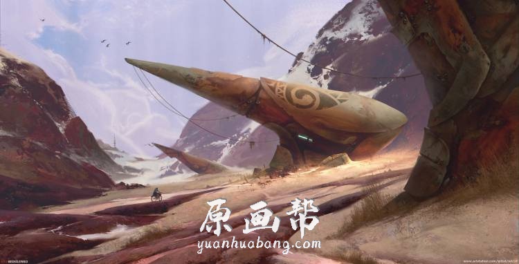 [场景设计] Max Bedulenko俄罗斯概念原画师科幻场景CG原画作品_CG原画资源