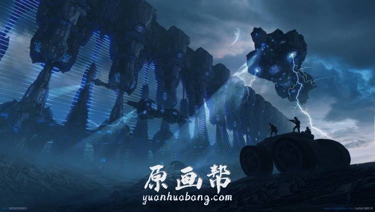 [场景设计] Max Bedulenko俄罗斯概念原画师科幻场景CG原画作品_CG原画资源