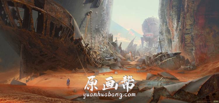 [场景设计] Max Bedulenko俄罗斯概念原画师科幻场景CG原画作品_CG原画资源