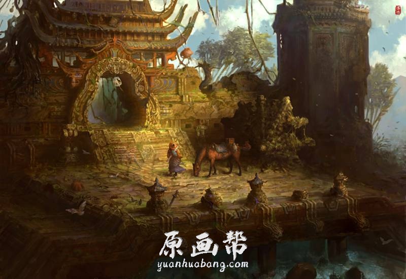 [场景设计] 古风建筑 江湖侠客武侠场景原画设计合集 369张_CG原画资源