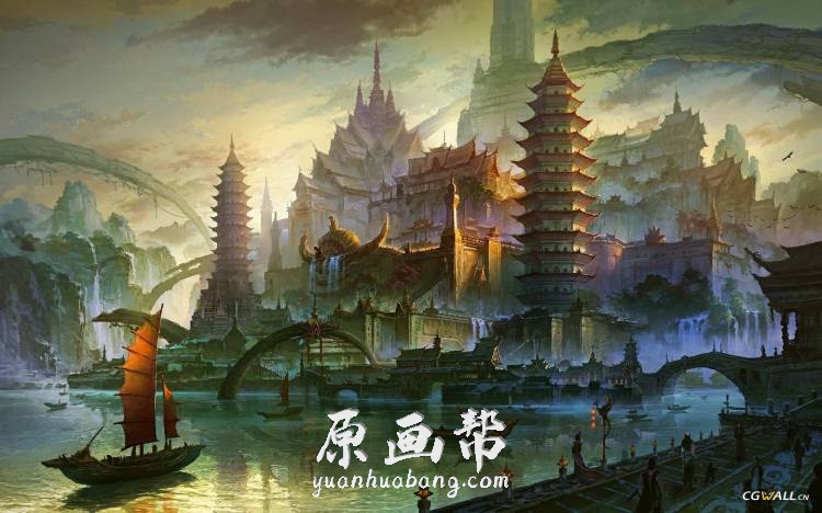 [场景设计] 场景原画概念设计，好图好图好图 420P_CG原画资源