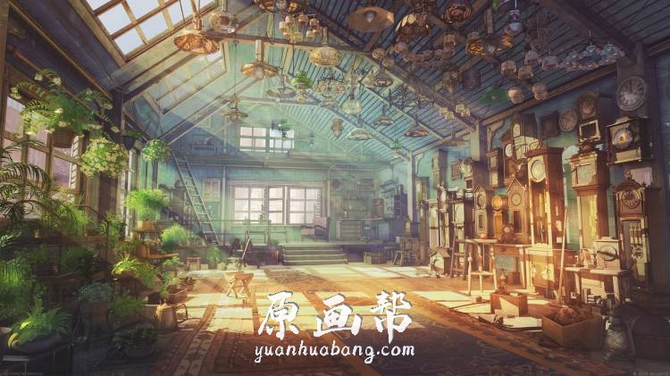 [场景设计] 1400张绘画CG参考素材 日式各类室内室外场景 建筑 风景_CG原画资源