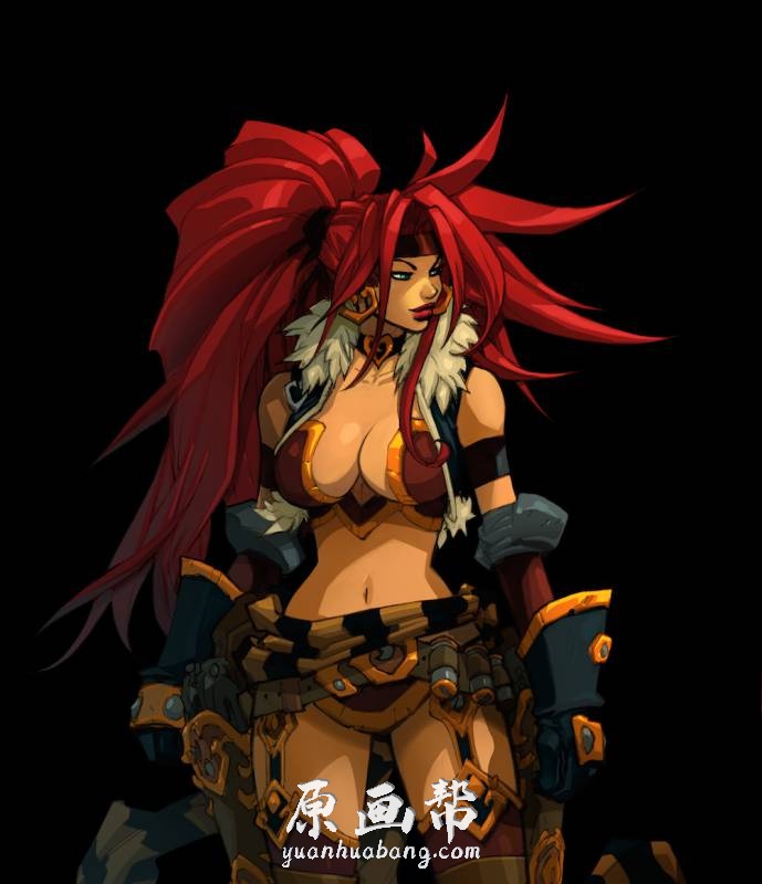 [游戏设定] 【battle chasers  nightwar】收集的设定和截图_CG原画资源