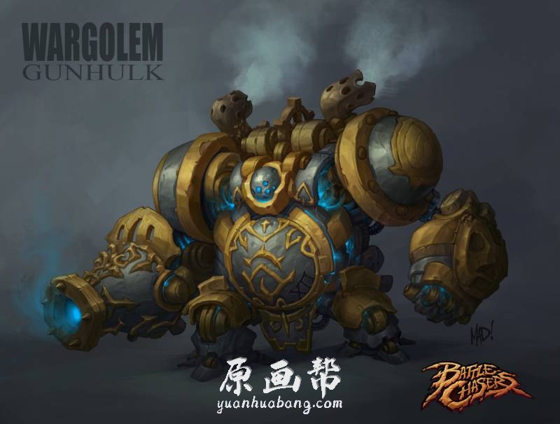 [游戏设定] 【battle chasers  nightwar】收集的设定和截图_CG原画资源