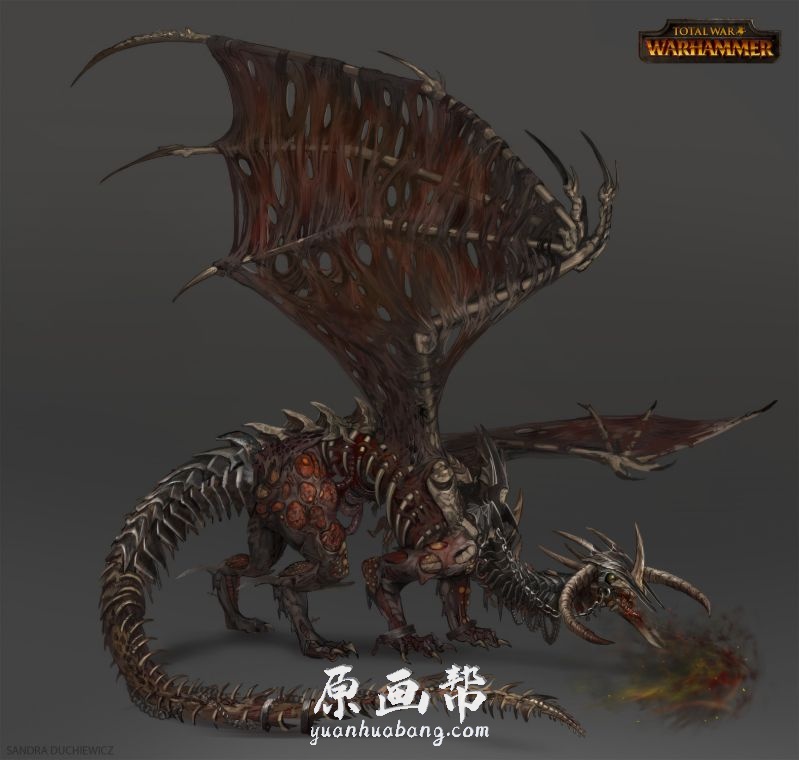 [欧美画风] 【魔幻战场】全面战争手游战锤概设原画设定_CG原画资源