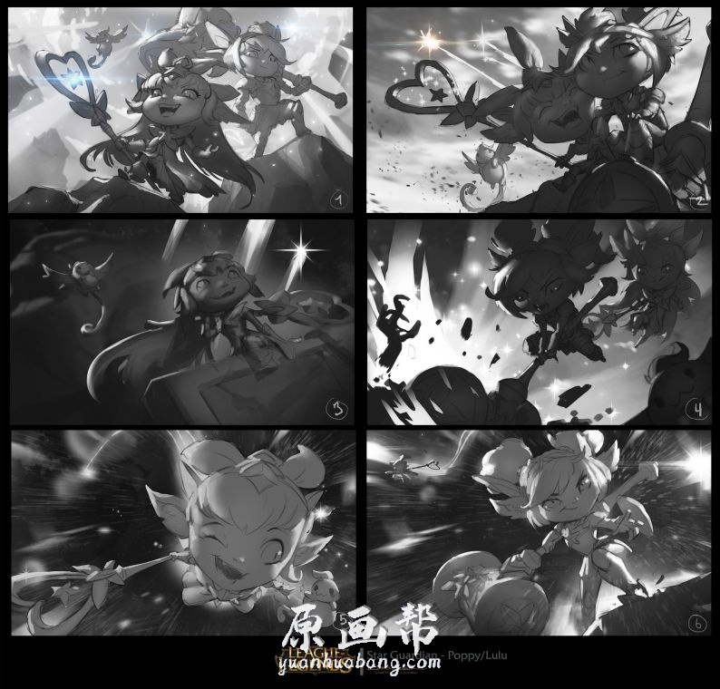 [日韩画风] 拳头Esben Lash Rasmussen插画师LOL作品78P_CG原画资源