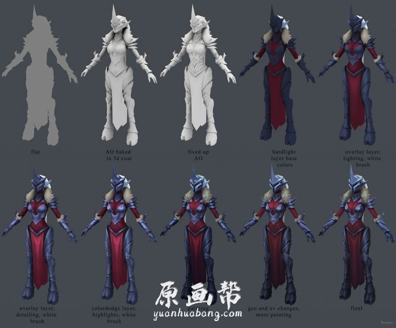 [日韩画风] 巨完美的Artstation新整理LOL原画大作 138p_CG原画资源