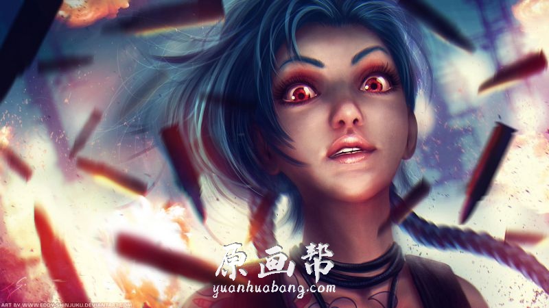 [日韩画风] 巨完美的Artstation新整理LOL原画大作 138p_CG原画资源