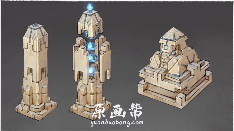 [游戏场景设定] 264P 西方建筑物件场景原画设定图集_CG原画资源