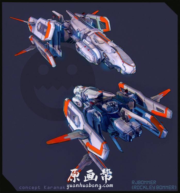 [游戏机械设定] 【第二弹】科幻飞行器 载具 飞机 CG设定画集2400P+_CG原画资源