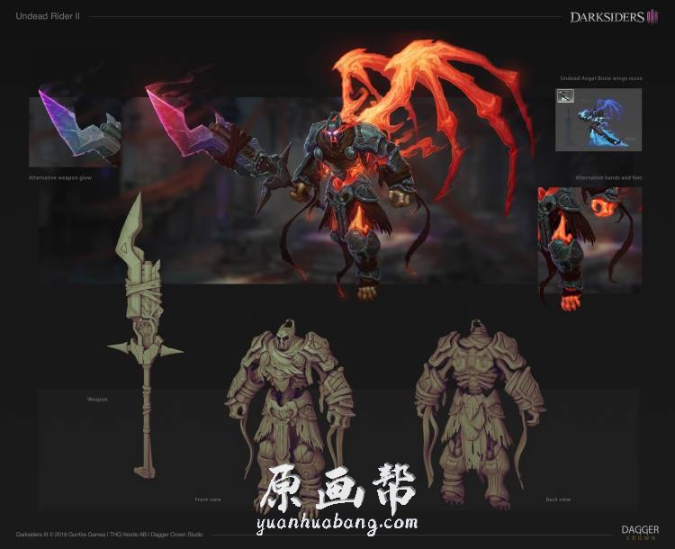 [游戏设计] 【暗黑血统3】角色怪物场景-CG原画设定作品336P_CG原画资源