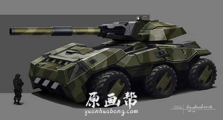 [游戏设定] 次世代陆行装甲战车设定（高清大图2000+P）_CG原画资源