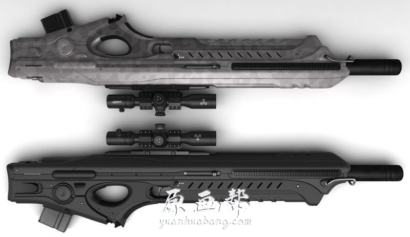 [科幻风格] 现代武器的资料 CG游戏设定枪械参考素材2700P_CG原画资源