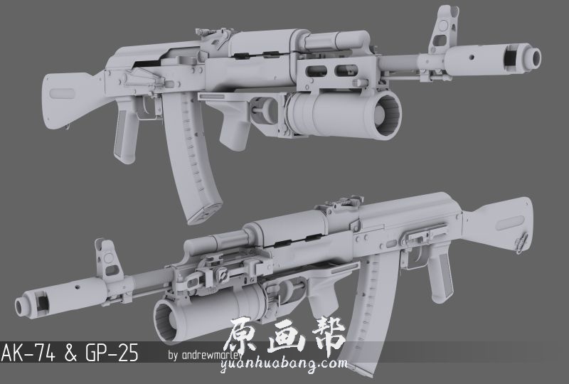 [科幻风格] 现代武器的资料 CG游戏设定枪械参考素材2700P_CG原画资源