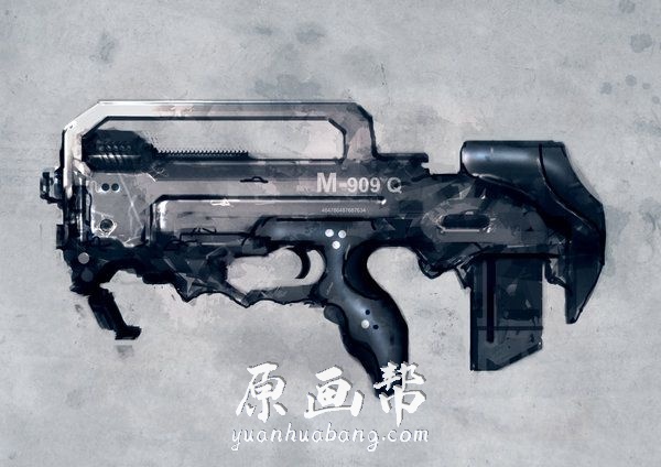 [科幻风格] 现代武器的资料 CG游戏设定枪械参考素材2700P_CG原画资源