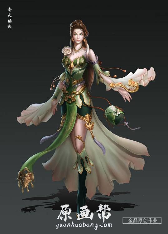 [中式画风] 700张性感的中国风女角色原画_CG原画资源_原画帮