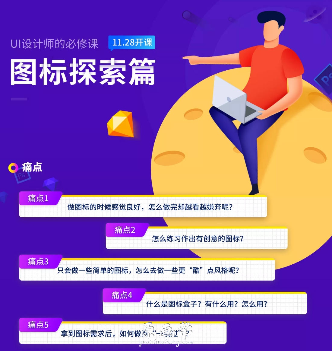 【UI教程】【张双】图标规范与视觉揭秘