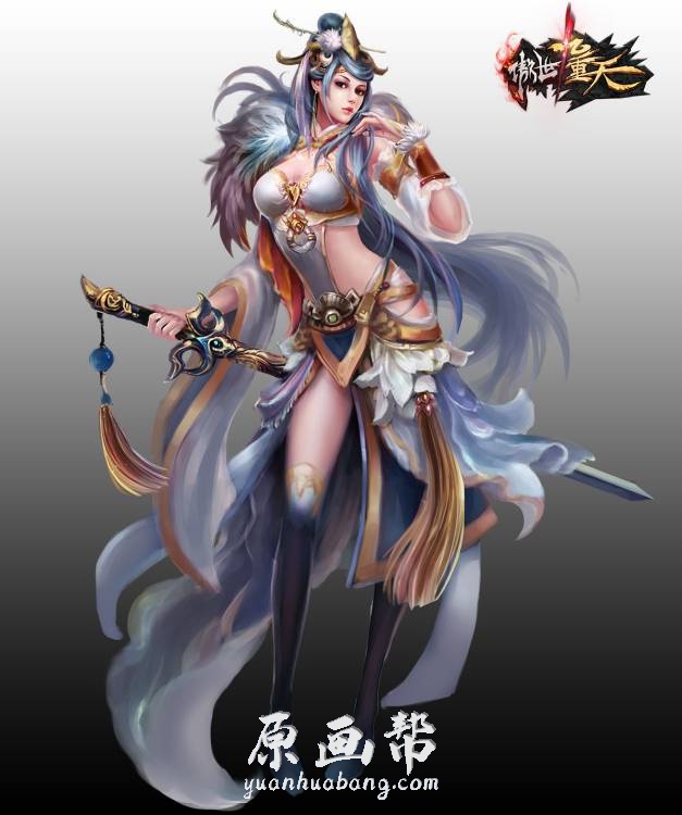 [中式画风] 700张性感的中国风女角色原画_CG原画资源