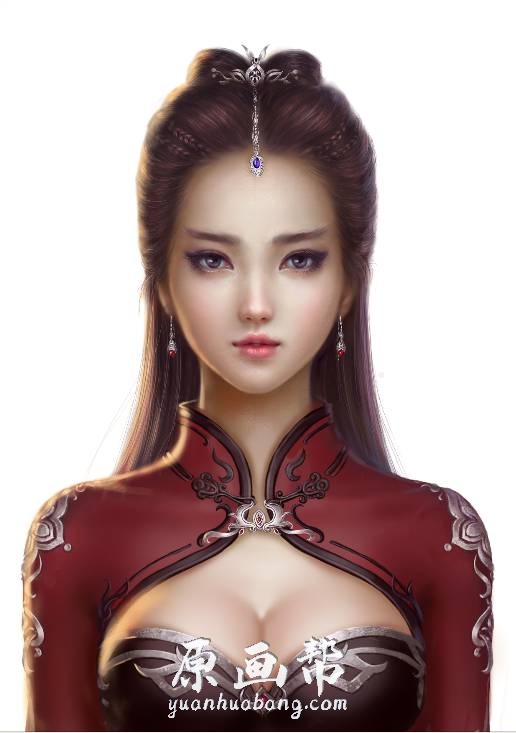 [日韩画风] 1360张精灵小美人头像CG原画设计素材_CG原画资源