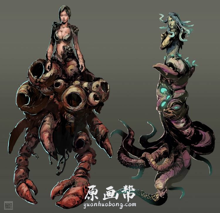 [概念设计] 育碧概念设计师Hue Teo日常练习CG原画作品499P_CG原画资源