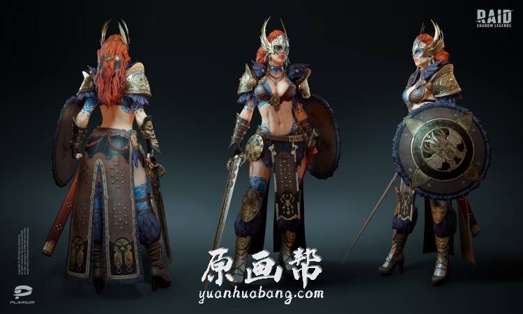 [欧美写实] 《RAID  SHADOW LEGENDS》手游美术欧美风战斗CG作品135p_CG原画资源