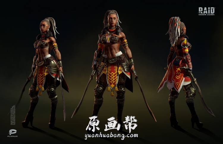 [欧美写实] 《RAID  SHADOW LEGENDS》手游美术欧美风战斗CG作品135p_CG原画资源